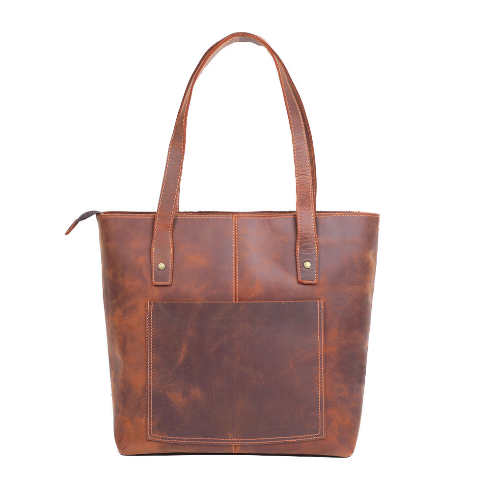 Casual Leather Shoulder Bag