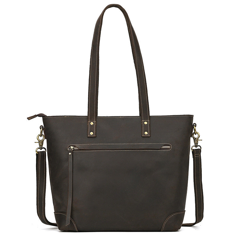 The Classic Leather Tote – Tijdloze klasse in elke stap