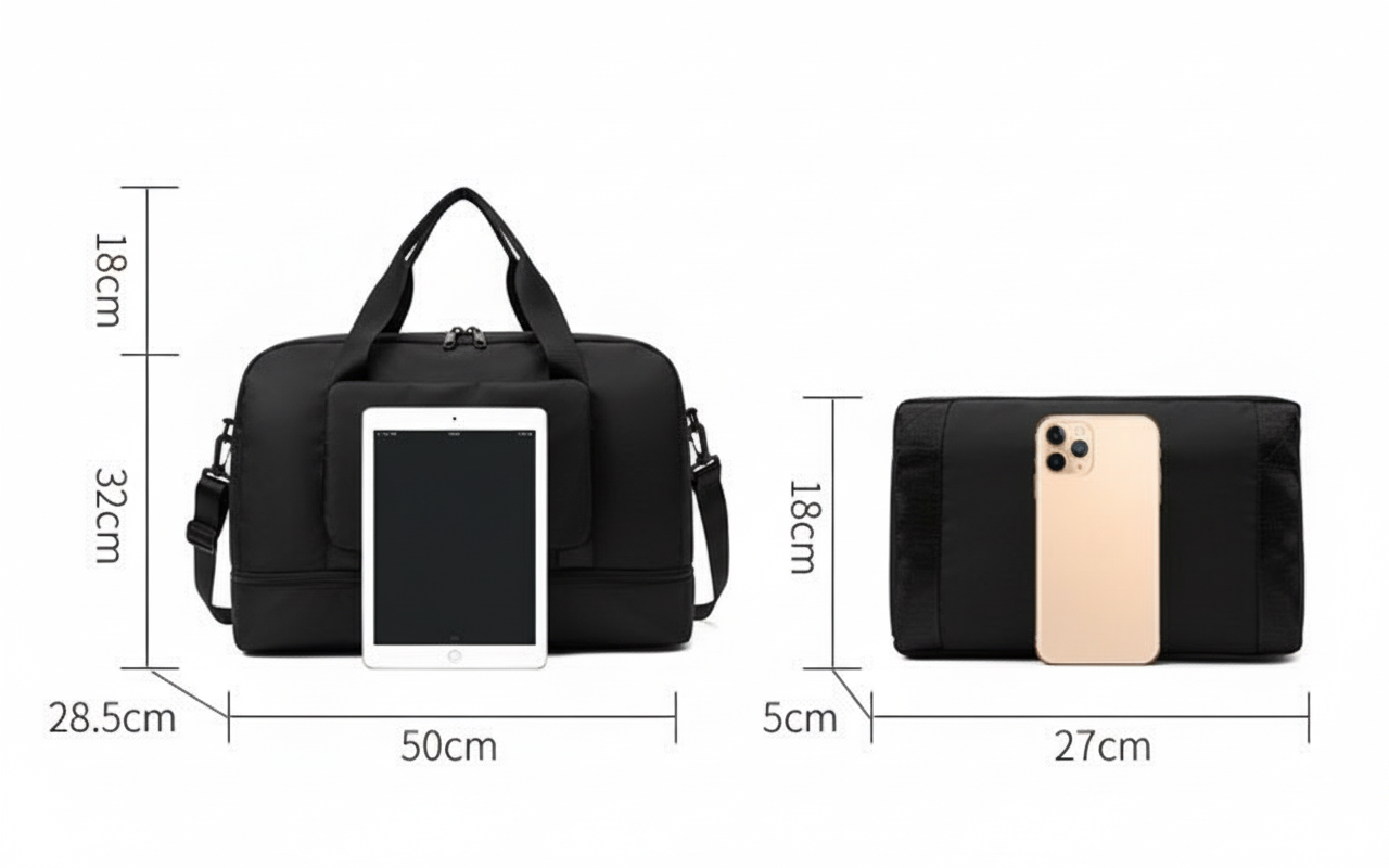 Multifunctionele Reistas – Licht & Duurzaam