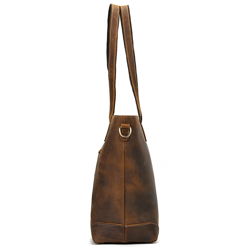 The Classic Leather Tote – Tijdloze klasse in elke stap