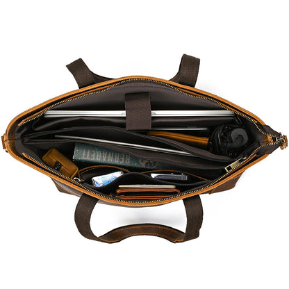 The Classic Leather Tote – Tijdloze klasse in elke stap