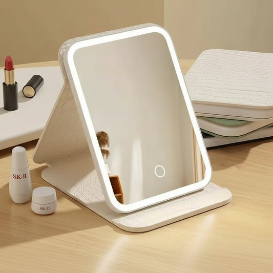 Draagbare LED spiegel